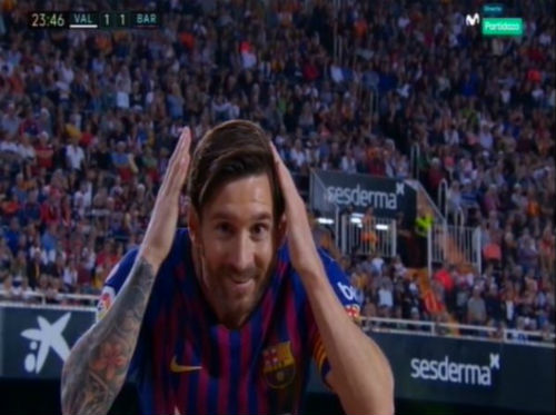 Chi tiết Valencia - Barcelona: Messi tiếc nuối, nỗ lực bất thành (KT) - 5