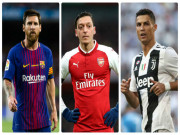 Bóng đá - Vua chuyền bóng thập kỉ: Ozil tuổi 30 &quot;chấp&quot; cả Ronaldo lẫn Messi