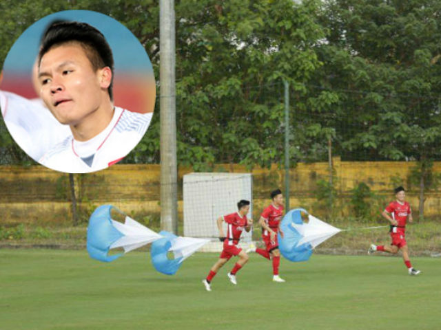ĐT Việt Nam săn vàng AFF Cup: Quang Hải U23 sung sức nhờ bài tập ”lạ”