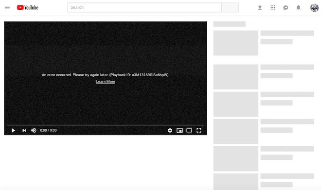 YouTube sập toàn cầu: Dân mạng VN hoang mang, YouTube lên Facebook xin lỗi - 1