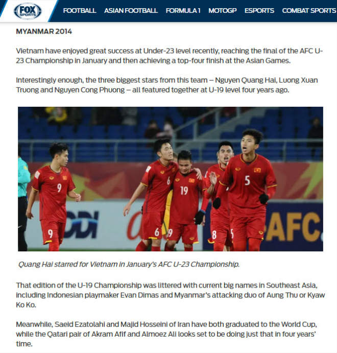 U19 Việt Nam săn vé World Cup: Báo châu Á &#34;nhớ&#34; Quang Hải, Công Phượng - 2