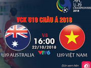 Bóng đá - U19 Việt Nam - U19 Australia: 3 điểm cho hy vọng