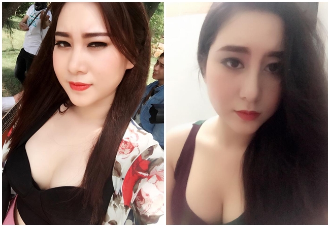 Sự thay đổi cân nặng được thể hiện rõ hơn qua hai bức ảnh cùng góc chụp nhưng khác thời gian.