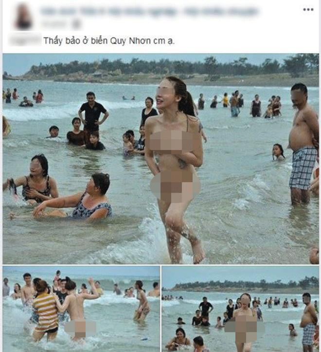 Danh tính bất ngờ của cô gái khỏa thân ở bãi biển Quy Nhơn xôn xao MXH - 1