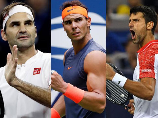 Bảng xếp hạng tennis 29/10: Federer lại đua số 1, Nadal - Djokovic ”tái mặt”