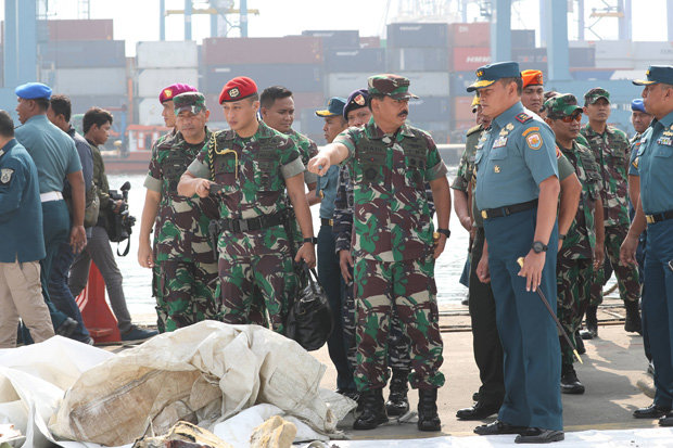 Máy bay Indonesia chở 189 người rơi: Tìm thấy phần thân dài 22m - 1