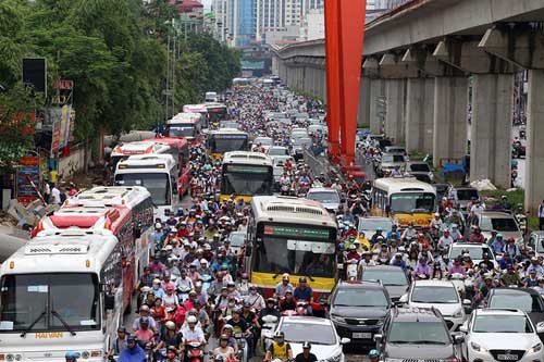 Hà Nội triển khai đề án thu phí xe vào khu vực ùn tắc - 1