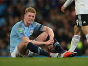 Bóng đá - Man City đón tin dữ: Nhạc trưởng De Bruyne lại chấn thương, MU mừng lớn