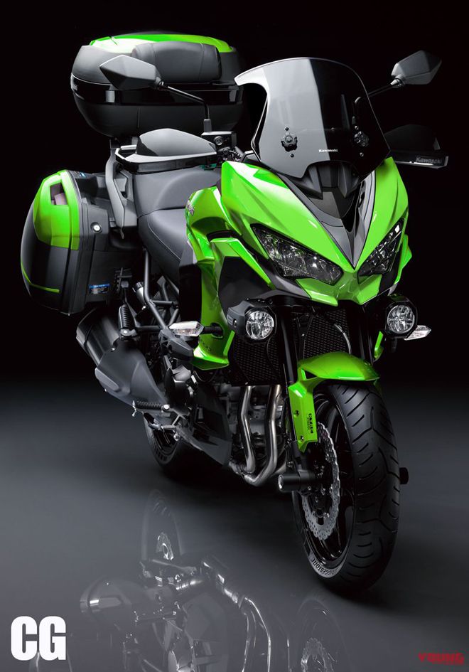 &#34;Ông hoàng địa hình&#34; Kawasaki Versys 1000 2019 hoàn toàn mới sắp ra mắt - 1