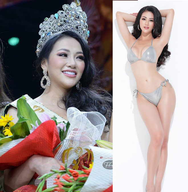 Hoa hậu Trái đất Phương Khánh &#34;hành xác&#34; bằng nẹp sắt để có eo 58m - 1