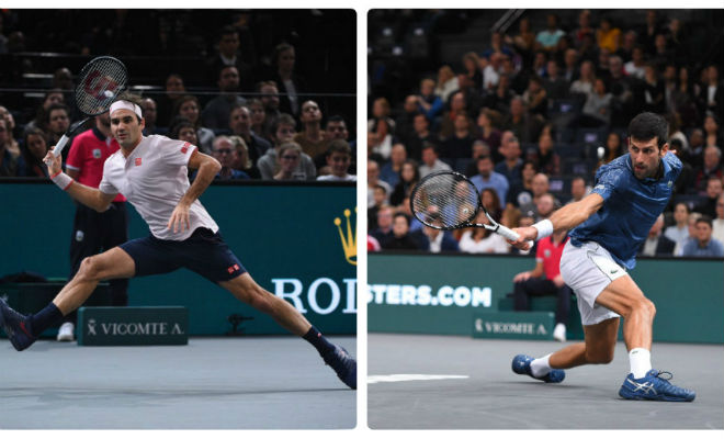 Federer - Djokovic: Vỡ òa 2 loạt tie-break đoạt vé chung kết (Bán kết Paris Masters) - 1