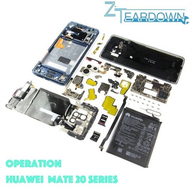 Giải phẫu smartphone có 4 camera Huawei Mate 20 Pro - 1
