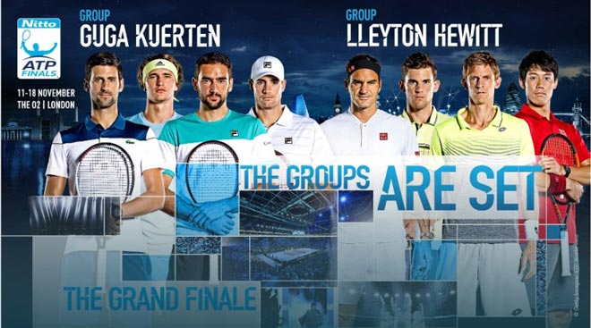 ATP Finals 2018: &#34;Bò tót&#34; Nadal bỏ giải, Federer hẹn Djokovic chung kết - 2