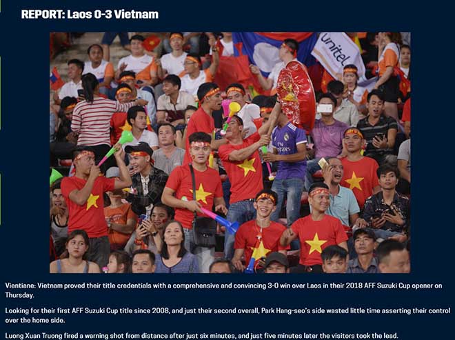 Việt Nam thắng Lào: Trang chủ AFF Cup khen Quang Hải, báo Thái chúc mừng - 3