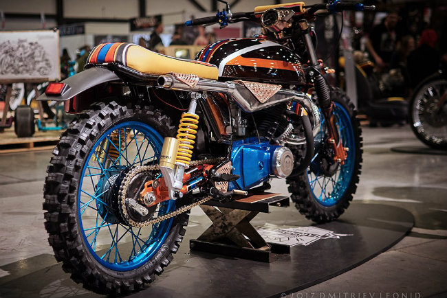 Phong cách scrambler rất chất.