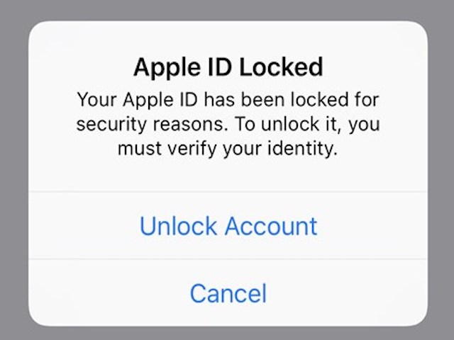 Cách mở lại Apple ID khi bị khóa