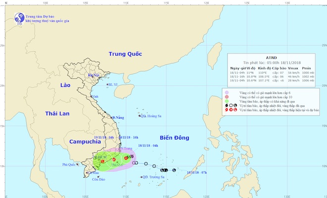 Bão số 8 suy yếu thành áp thấp nhiệt đới, Nam Trung Bộ mưa lũ - 1