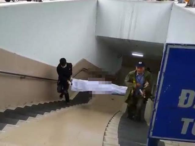 Kinh hoàng: Phát hiện xác chết trong hầm đi bộ Kim Liên