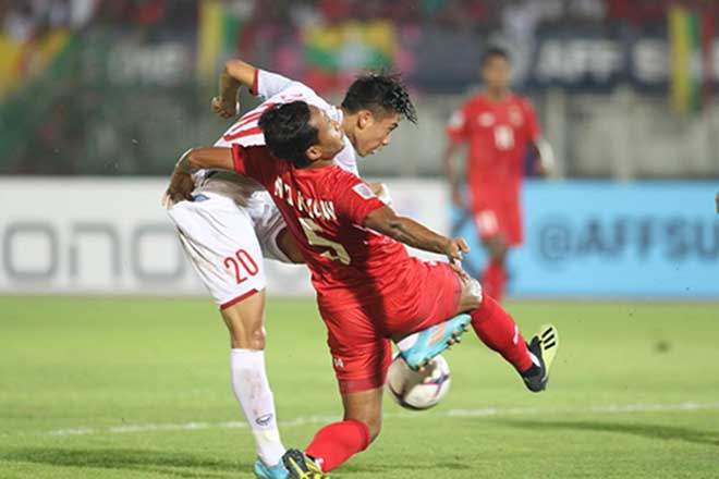 Myanmar - Việt Nam: Ăn miếng trả miếng, tiếc nuối mất bàn thắng (AFF Cup) - 1