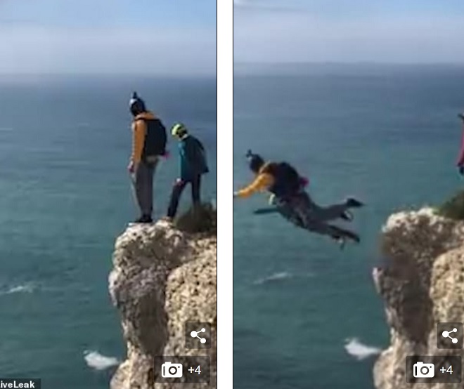 Bồ Đào Nha: Nhảy dù từ độ cao 100 mét xuống đất và kết cục đau lòng - 1