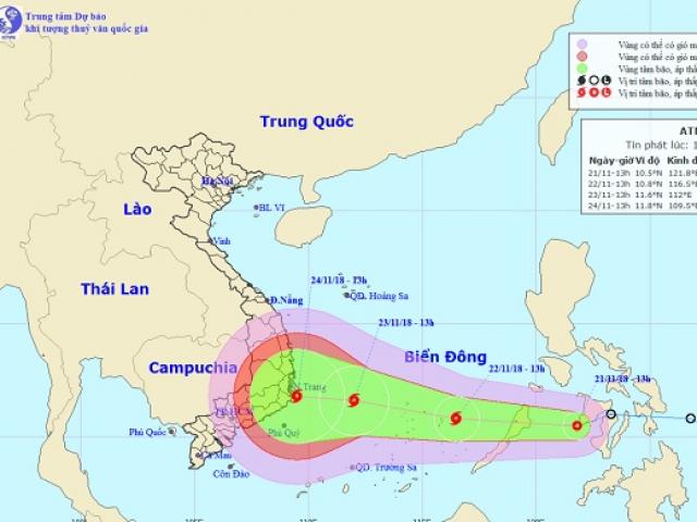 Kịch bản khó lường nếu áp thấp nhiệt đới mạnh lên thành bão số 9