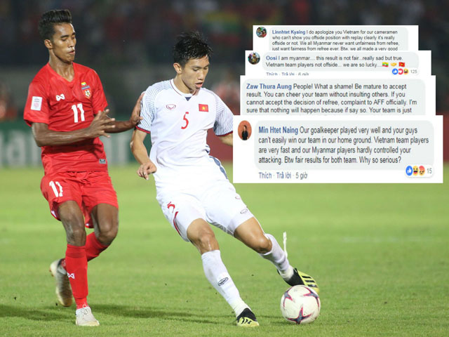 ĐT Việt Nam bị tước bàn thắng: Fan Myanmar phản ứng bất ngờ