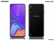 Dế sắp ra lò - Đã có ảnh kết xuất đồ họa của Galaxy A8s với màn hình thế hệ mới