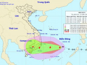 Tin tức trong ngày - Bão số 9-USAGI đang quần thảo Trường Sa, bán kính gió 100km