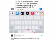 Công nghệ thông tin - Tính năng soạn thảo văn bản vô cùng tiện dụng này đang được người dùng iPhone lan truyền