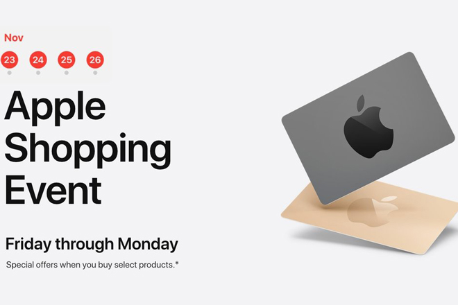 Apple tung thẻ giảm giá cho iPhone, iPad ngày Black Friday - 1