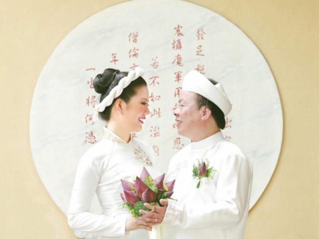 Hình ảnh đẹp trong lễ Hằng Thuận của nữ ca sỹ và chồng Thứ trưởng