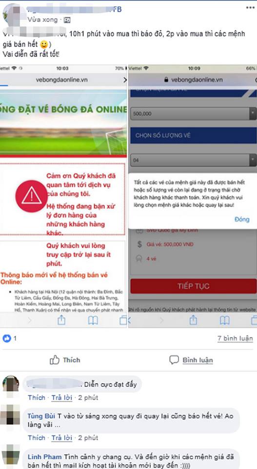 Trận VN - Philippines: Vì sao VFF chuyển sang bán vé online khiến dân mạng “phát rồ”? - 1