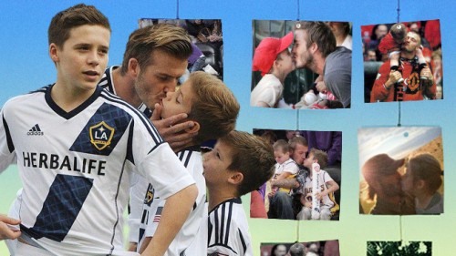 David Beckham gây tranh cãi nảy lửa khi hôn môi con gái - 5