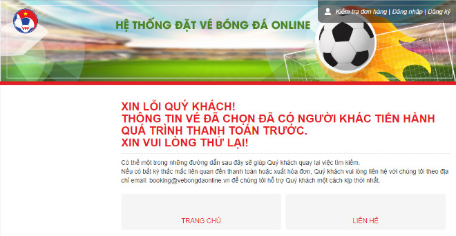 Dòng chữ nào khiến fan &#34;điên tiết&#34; vì mua vé Việt Nam đấu Philippines? - 1