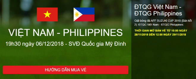 Mua vé Việt Nam - Philippines: VFF ra thông báo bất ngờ - 13