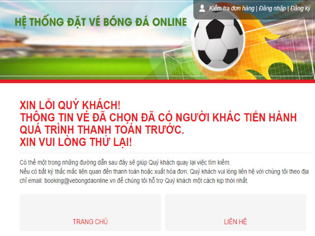 Dòng chữ nào khiến fan ”điên tiết” vì mua vé Việt Nam đấu Philippines?