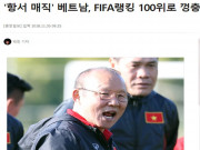 Bóng đá - Việt Nam vào Top 100 FIFA: Báo Hàn tung hô &quot;người hùng&quot; Park Hang Seo