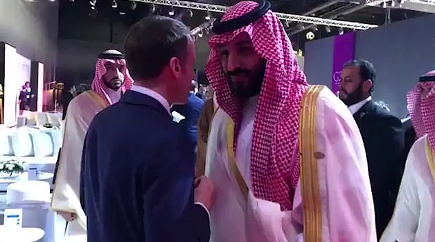 Video Thái tử Ả Rập đối mặt căng thẳng với Tổng thống Pháp - 1