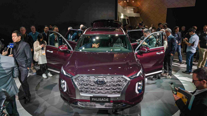 Ảnh thực tế Palisade 2019 - Mẫu SUV lớn nhất của Hyundai - 6