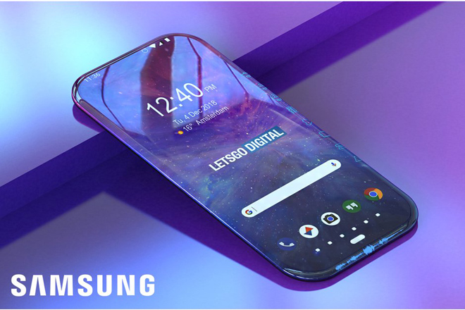 “Choáng” với smartphone Samsung toàn màn hình, cảm ứng đa chiều - 1