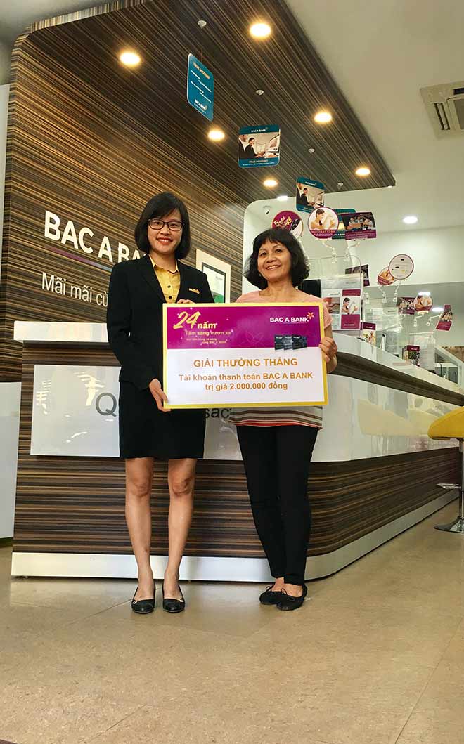 123 khách hàng BAC A BANK nhận giải thưởng chương trình “24 năm tâm sáng vươn xa” - 1