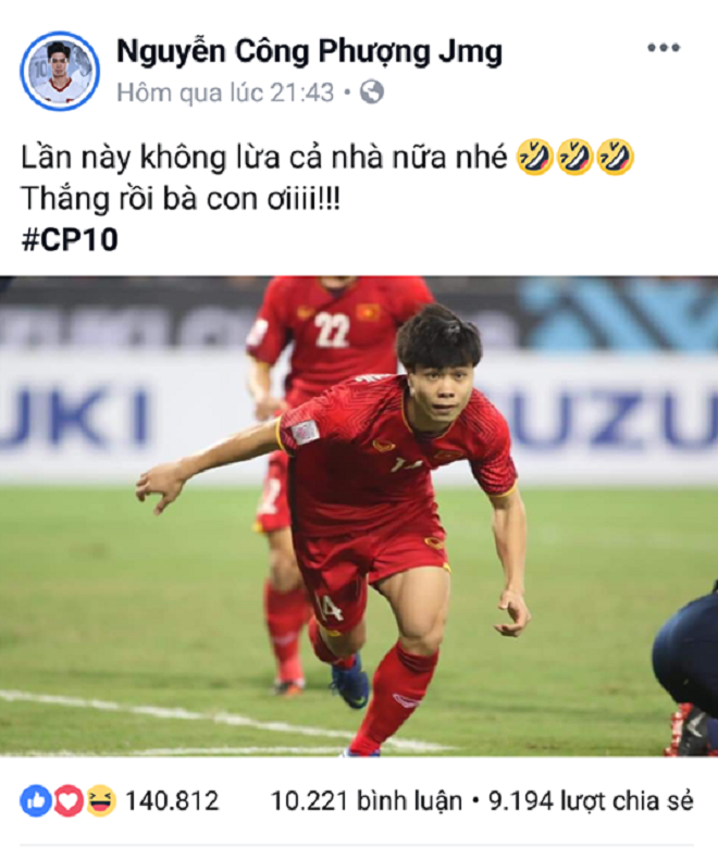 Thắng bán kết AFF Cup 2018, Công Phượng hết &#34;lừa&#34; fan, Văn Toàn hứa hẹn trở lại - 2