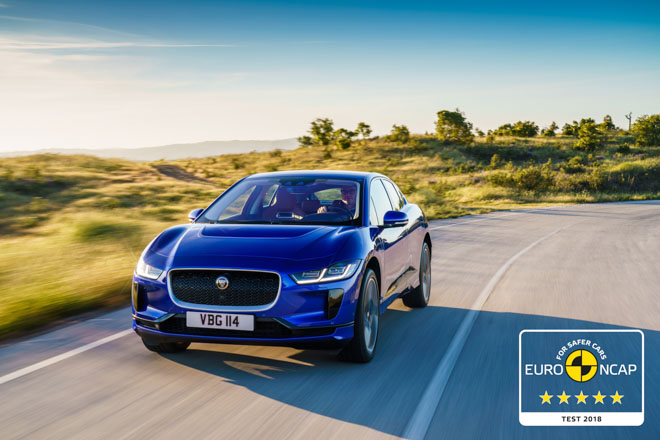 SUV Jaguar I-Pace đạt đánh giá an toàn 5 sao Euro NCAP - 1