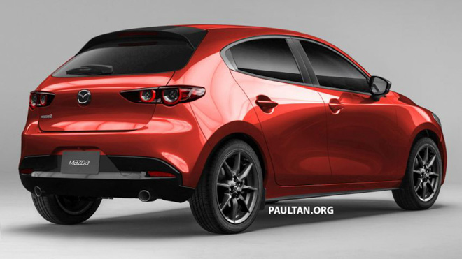 Lộ ảnh phác thảo Mazda 2 lấy cảm hứng từ Mazda 3 2019 - 2