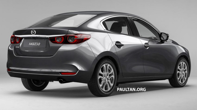 Lộ ảnh phác thảo Mazda 2 lấy cảm hứng từ Mazda 3 2019 - 4