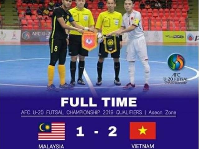 Thắng Malaysia, U20 Futsal Việt Nam tiếp thêm sức cho thầy trò Park Hang-seo