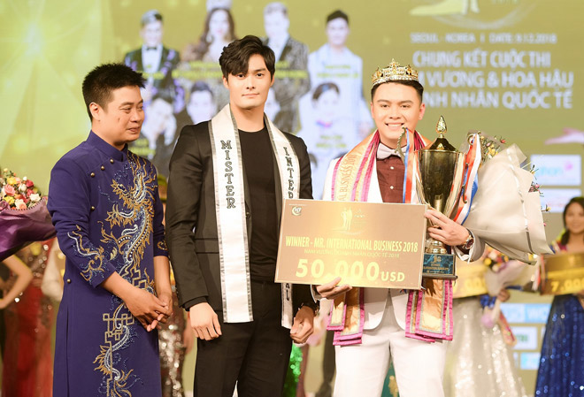 Nguyễn Hoàng Khôi xuất sắc đăng quang Nam vương Doanh nhân Quốc tế 2018 - 1