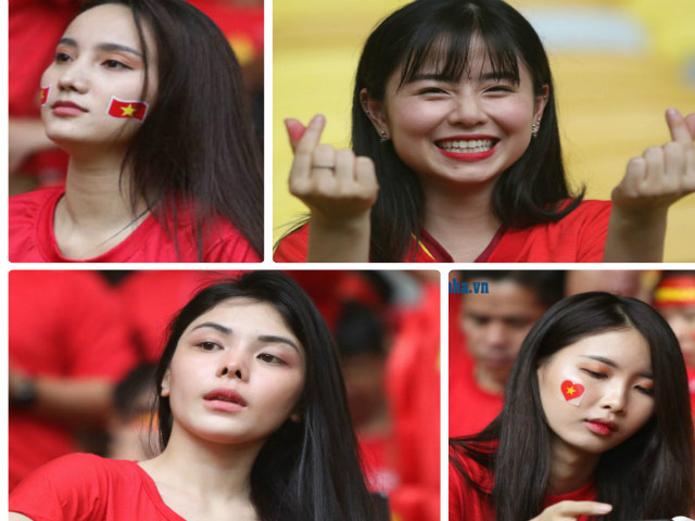 Chung kết AFF Cup: Fan nữ xinh ”thả tim” chờ ĐT Việt Nam hạ Malaysia