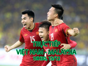 Bóng đá - Trực tiếp bóng đá Việt Nam - Malaysia: HLV Mai Đức Chung dự đoán hòa (Chung kết AFF Cup)