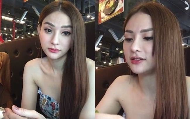 Chiếc mũi méo mó, dài hoắt của Thu Thủy được ghi lại trong nhiều khoảnh khắc video đời thường khiến fan tiếc nuối.